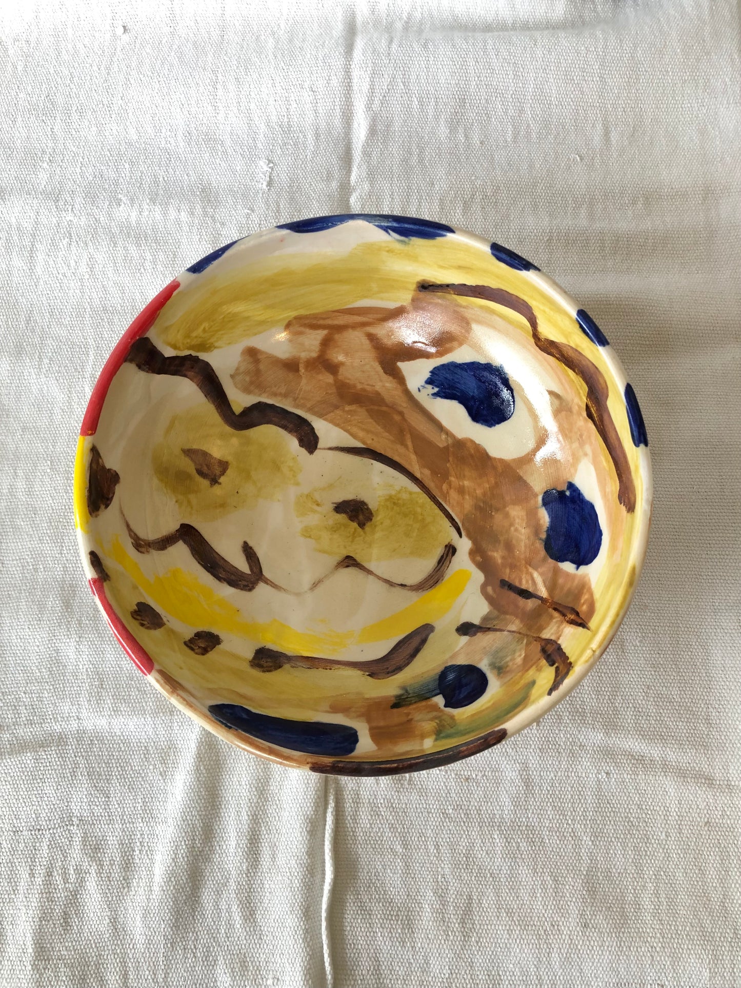 Earthy Abstract Bowl 1