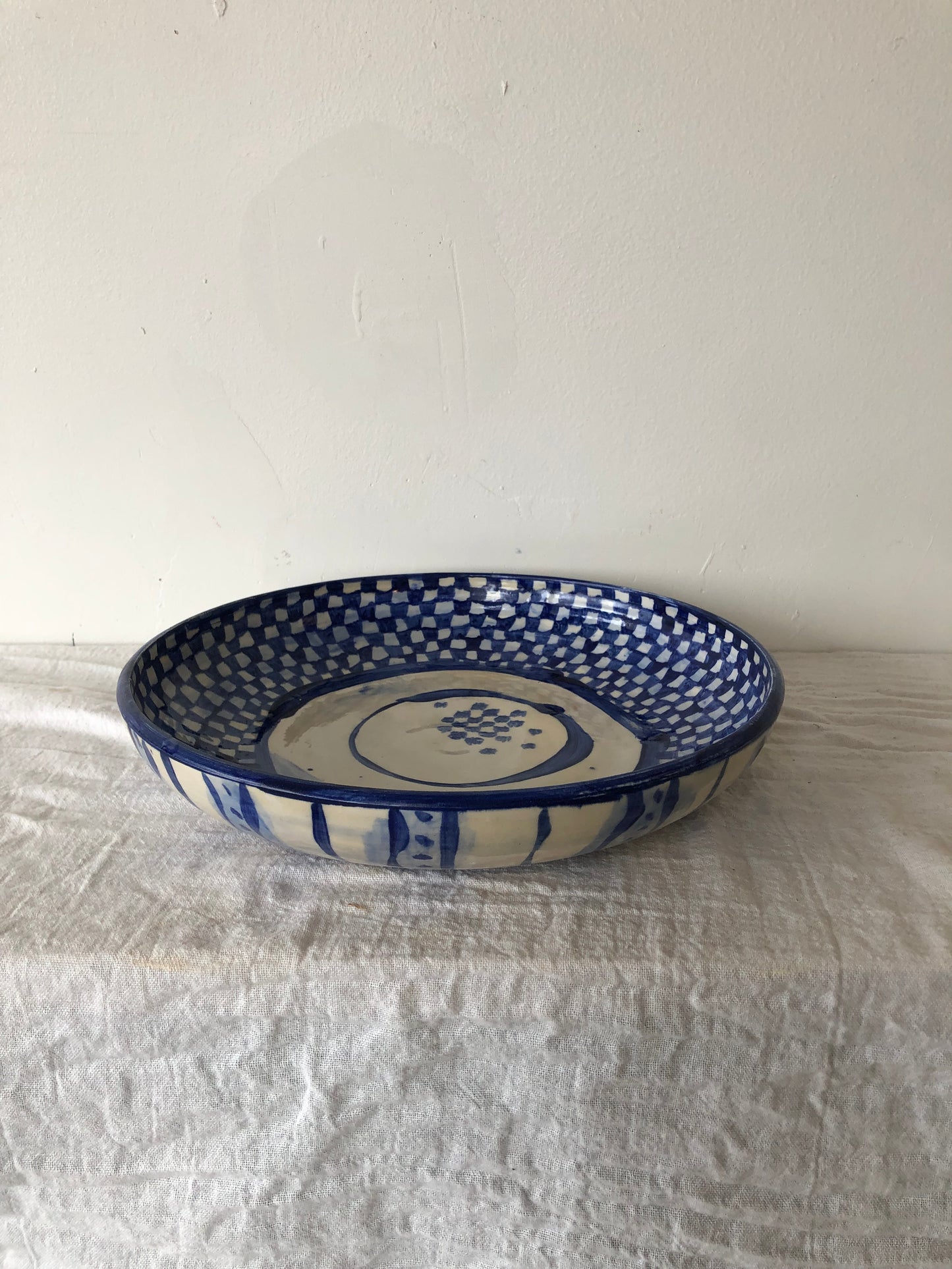 Blue Check Dish