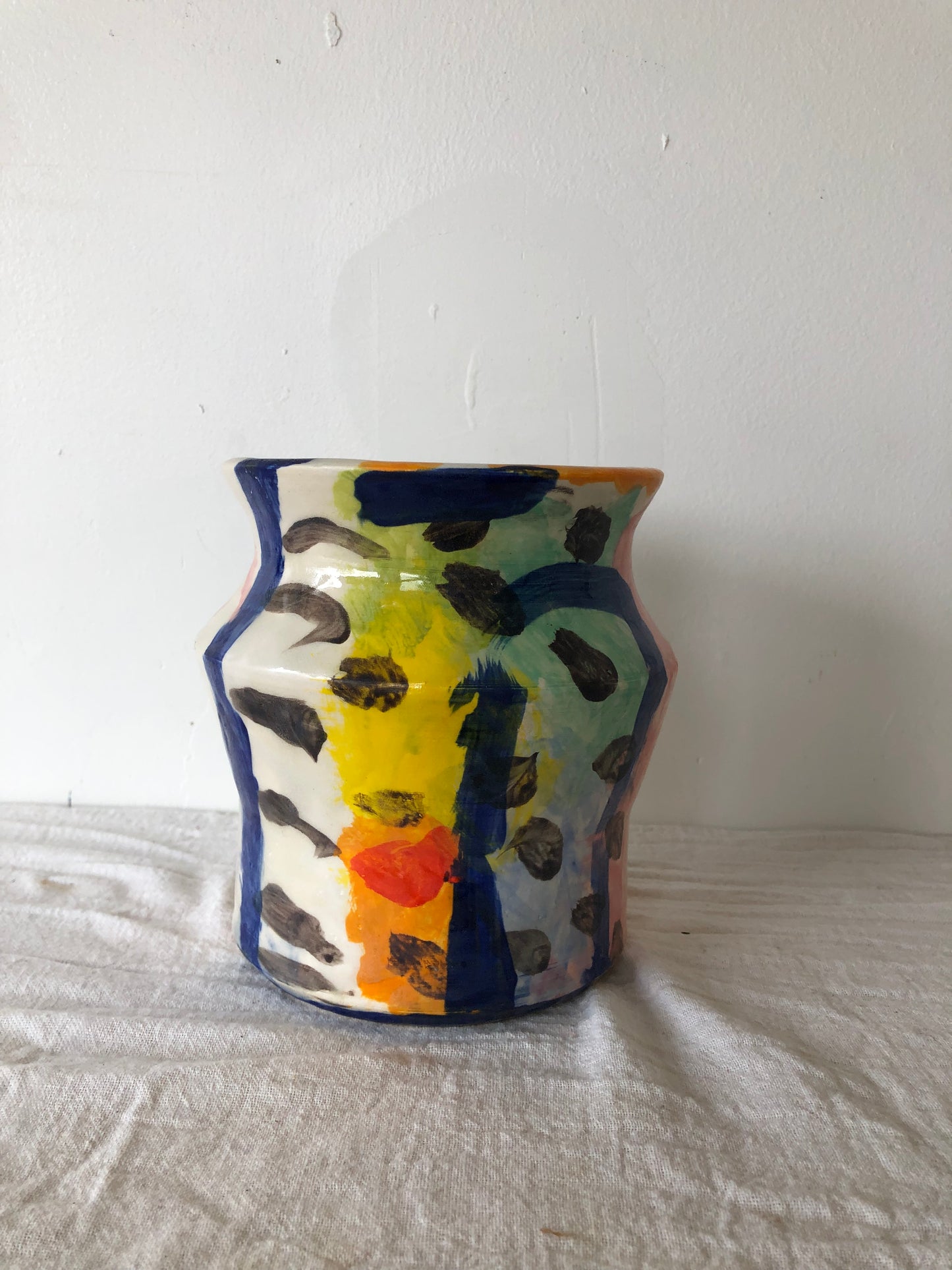 Abstract Vase/Utensil Holder