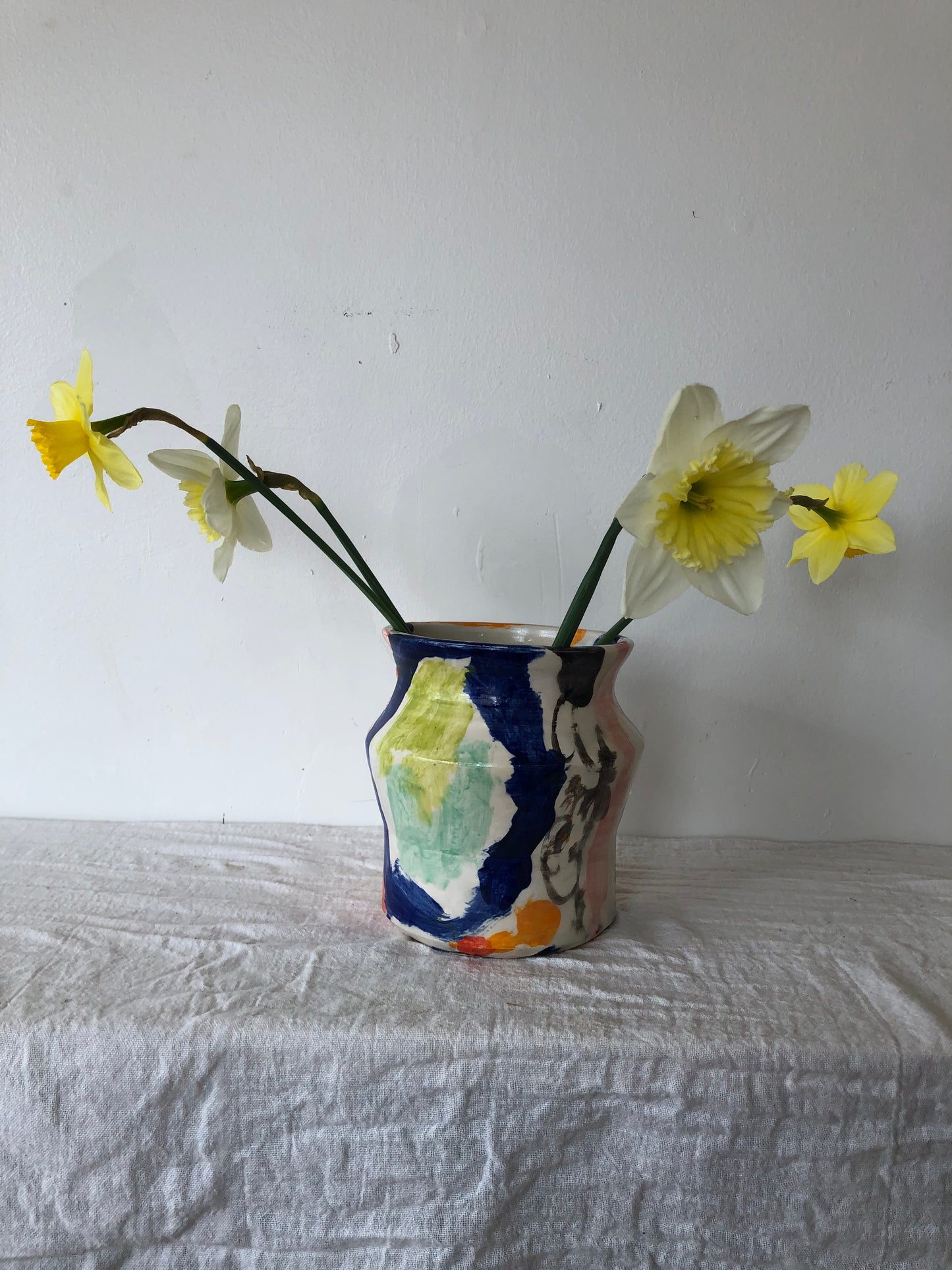 Abstract Vase/Utensil Holder