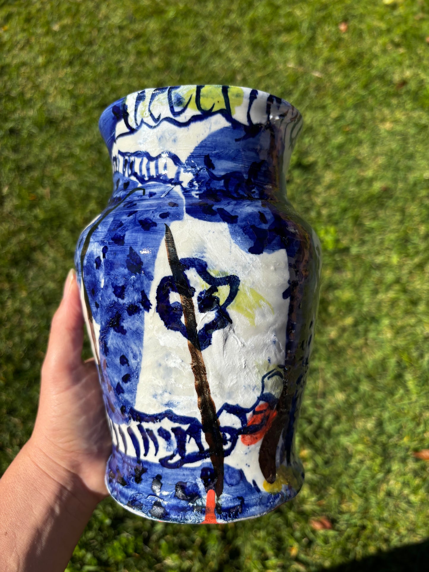 Wild Cobolt Vase