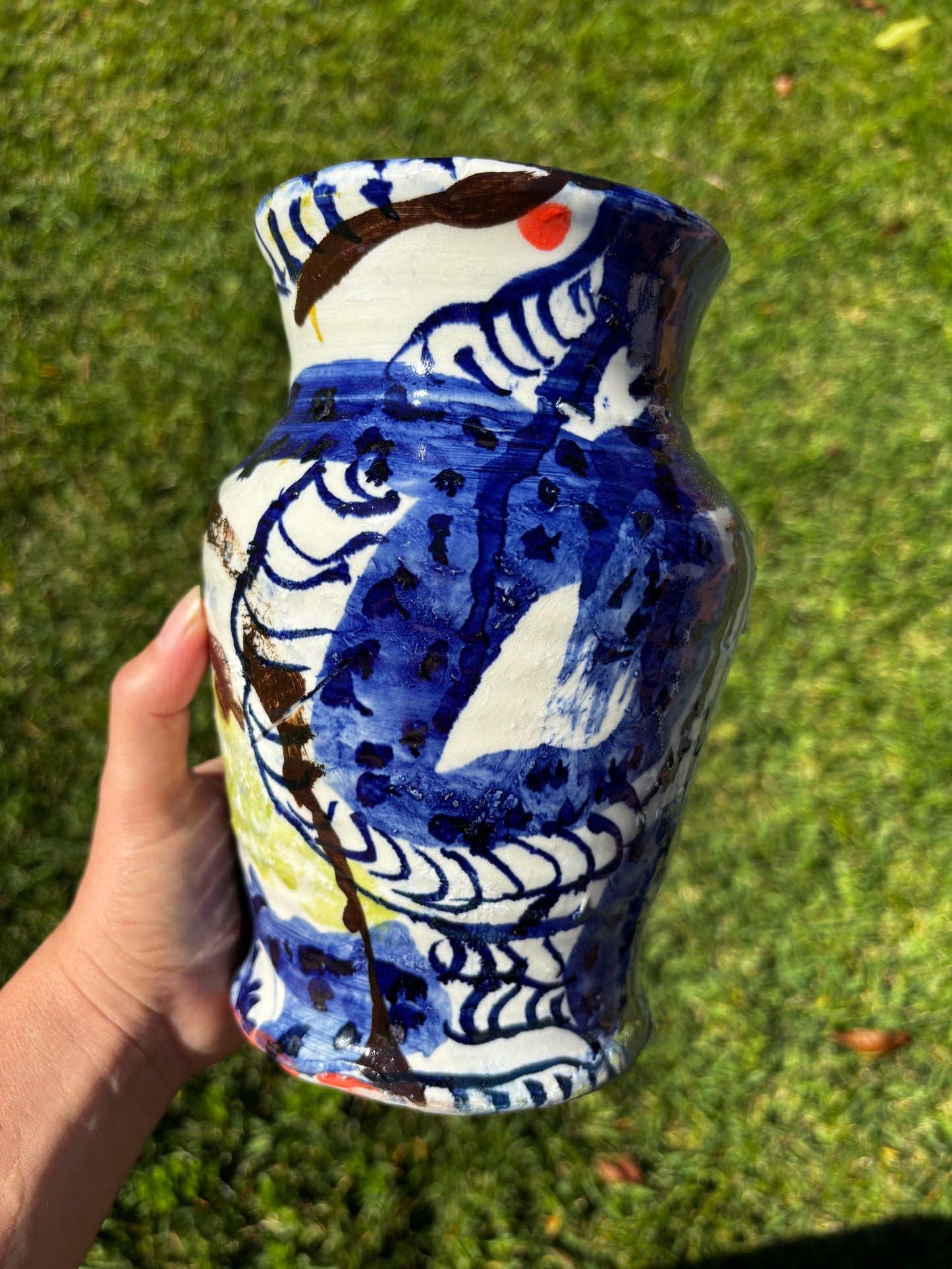 Wild Cobolt Vase