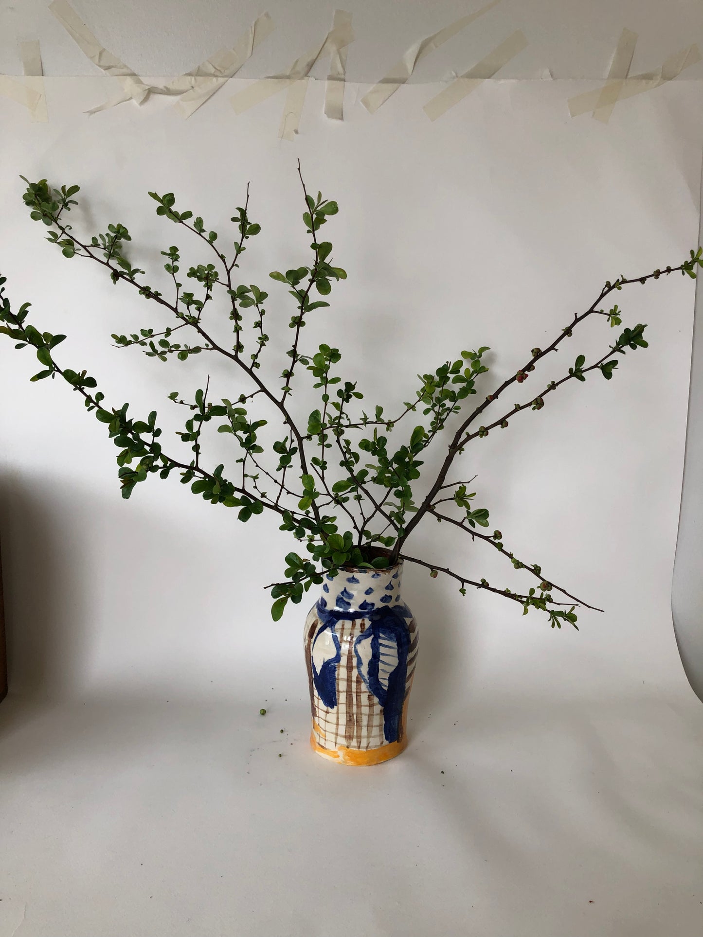 Abstract/Leaf Vase